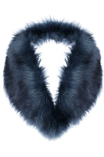 Load image into Gallery viewer, FAUX FUR COLLAR BLUE
